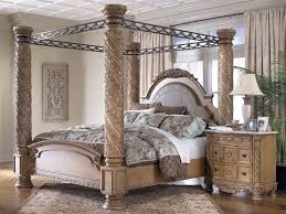 North shore collection by millennium. Pillar Bed Google Search Wood Canopy Bed Canopy Bedroom Sets King Bedroom Sets
