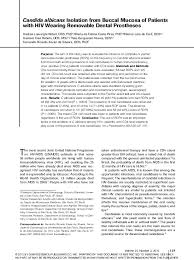 How much do partial dentures cost? Pdf Candida Albicans Isolation From Buccal Mucosa Of Patients With Hiv Wearing Removable Dental Prostheses Andrea Witzel And Fernando R X Silveira Academia Edu