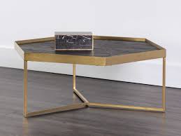 ( 0.0) out of 5 stars. Sunpan Modern Home Brown Gold 39 Wide Hexagon Coffee Table Spn103900