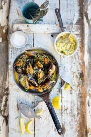 West Coast Mussels With Cafe De Paris Butter The Food Fox Wine Recipes Food Mussels