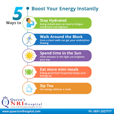 5 Ways To Boost Your Energy Instantly Dial 0891 2827777 Http Www Queensnrihospital Com Best Hospitals Care Hospital Hospital