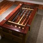 It was built last may/june, but just got its lighting. Coffee Table Made From Mosin Sniper Crate John1911 Com Gun Blog