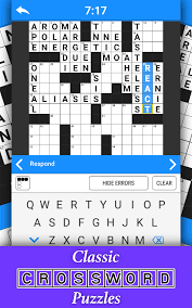 Fill in the answers to the clues at the bottom of the screen. Crossword Puzzles Free Crosswords For Everyone Amazon Co Uk Apps Games