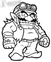 Share your coloring pages on our facebook group adult coloring fans. Wario Stencil Coloring Pages Mario Coloring Pages Cartoon Coloring Pages