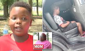 Black Mississippi boy, 10, is arrested and carted to jail after cops caught  him peeing behind his mother's car while she visited lawyer's office