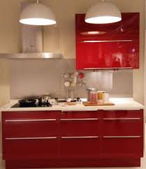 simple one wall kitchen cabinet in