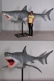 Life Sized Great White Shark Statue 12 Long Great White Shark Statue Life Size
