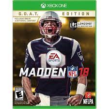 Madden Nfl 18 G O A T Edition Electronic Arts Xbox One 014633738094 Walmart Com Madden Nfl Ea Sports Madden Madden 17