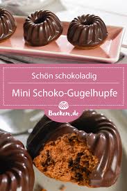 Mini Schoko Gugelhupfe Rezept Von Backen De Rezept In 2020 Schokokuchen Backen Schoko