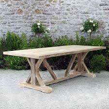 Farmhous Beam Table Teak Outdoor Furniture Terra Patio Teak Patio Furniture Outdoor Dining Table Teak Outdoor Furniture