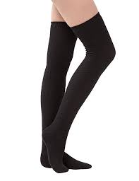 Dimore Womens Knit Cotton Thigh Thick High Socks Over The Knee Long Socks Boot Cuff Socks Gift Black Thigh High Socks High Socks Socks And Hosiery