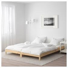 Utaker Stackable Bed With 2 Mattresses Pine Meistervik Twin Ikea In 2020 Floor Bed Bed Stand Ikea Bed