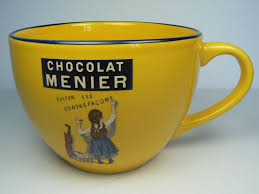 Chocolat Menier Large Bold Yellow Mug Nestle S A Vesey Editions Clouet Ebay Yellow Mugs Mugs Mugs And Jugs