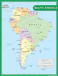 South America Map Chart South America Map America Map Asia Map