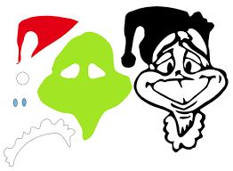 Download I Wanted A Happy Grinch So I Used A Public Domain Image And Change It Up To Suit My Needs I Did One Extra White Trim On Grinch Svg Free Grinch