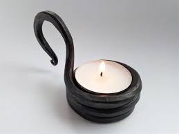 Rustic metal candle holder cynthiasattic2020 5 out of 5 stars (11) $ 35.00 free shipping add to favorites two tone votive candle holder northcountryrustic 5 out of 5 stars (5) $ 15.00. Tea Light Holder Blacksmith Tealight Holder Metal Candle Etsy Metal Candle Holders Candle Holders Rustic Candle Holders