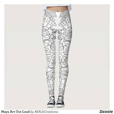 Maya Art Out Loud Leggings Beautiful Yoga Pants Exercise Leggings And Running Tights Health And Train Art Leggings Fashion Outfits Outfit Inspirations