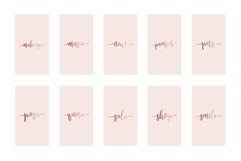 132 icons included + 4 free instagram backgrounds. Instagram Highlight Covers Rose Gold Script On Pink 241785 Instagram Design Bundles