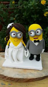 Minion Wedding Cake Toppers Minion Wedding Minion Wedding Cake Minion Wedding Cake Topper