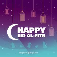 For muslims, it is one the most important dates of the year and it comes after 29 or 30 days of fasting in. Download Vector Background Of Happy Eid Al Fitr And Lanterns Vectorpicker