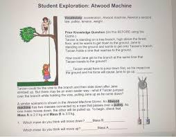 Answers is the place to go to get the answers you need and to ask the questions you want. Atwood Machine Gizmo Answer Key Activity A