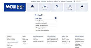 Mcu Login Credit Card Application Online Banking Personal Loans