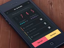 Gif Menu Animation Iphone App Design Mobile Application Ios Design