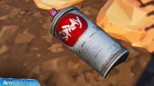 All Lost Spray Can Locations Guide Fortnite Spray Pray Challenge Youtube