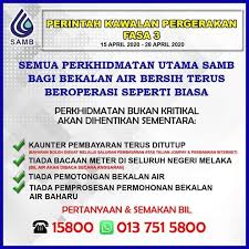 Ketua menteri melaka, adly zahari berkata, inisiatif dilakukan itu termasuklah proses mengepam air sungai muar melalui rumah pam air grisek sebanyak satu peratus sehari. Pusat Internet Komuniti Taman Paya Dalam Perhatian Semakan Dan Pembayaran Bil Air Syarikat Air Melaka Berhad Samb Lanjutan Daripada Perintah Kawalan Pergerakan Fasa 3 Yang Bermula Hari Ini 15