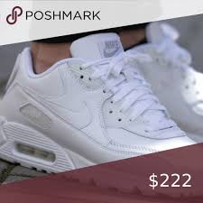 Nike Air Max 90 Leather All White Iso In 2020 Air Max 90 Leather Nike Air Max Nike Air Max 90