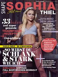 Thiel hatte während ihrer jugend übergewicht. Kraftvolle Kooperation Fitness Magazin Shape Launcht Sophia Thiel Magazin Ab 9 Presseportal