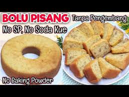 Meskipun memiliki fungsi yang sama, ternyata kedua bahan tersebut memiliki banyak perbedaan, lho. Bolu Pisang Tanpa Pengembang Bolu Tanpa Sp Tanpa Baking Powder Tanpa Soda Kue Youtube