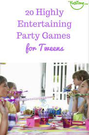 20 Highly Entertaining Party Games For Tweens And Older Kids Tween Party Games Girls Birthday Party Games Tween Birthday