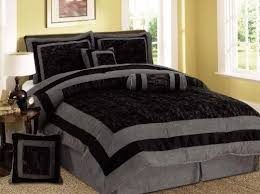 Read customer review and compare price of all dealers for 7 pc soft micro suede comforter set. Micro Suede Purple Black Patchwork Comforter Set All Sizes 7 Piece King Queen Comforters Bedding Sets Home Garden