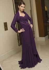 Purple Full Length Embroidery Beaded Chiffon Mother Of The Bride Dress M1010 Long Sleeve Bridesmaid Dress Chiffon Evening Dresses Evening Dresses