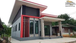 The suspended outdoor bed displays an asian aesthetic while giving the. Affordable Thai Inspired Two Bedroom Bungalow Ulric Home