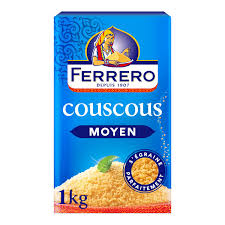 Couscous Moyen Ferrero Couscous Le Paquet De 1 Kg A Prix Carrefour Couscous Fibres Alimentaire Semoule
