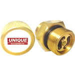 This plug catches and holds metal particles as they drain into the oil pan. Quick Changer Oil Drain Valve Unique Truck Equipment