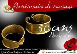 Envoyer une vraie carte anniversaire 50 ans en quelques clics. Noces D Or 50 Ans Carte Virtuelle