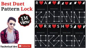 It contains various love backgrounds that brings beautiful lock screen for this application is not only for security, it for your customization,life style,entertainment, etc. S Pattern Lock Rs Pattern Lock R Pattern Lock Ra Pattern Lock S Ar Pattern Lock Youtube