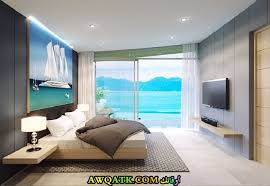 غرف نوم مطلة على البحر فنادق وفلل الأثرياء