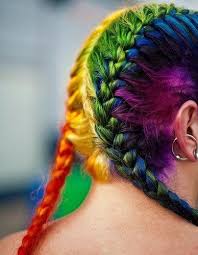 The rainbow hair trend isn't going anywhere. Rainbow Hair Color Strayhair