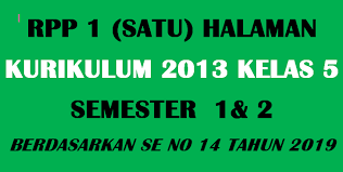 Kelas 5 menggunakan rpp k13 kelas 5 agar pembelajarannya memenuhi standar nasional ✅ apa itu rpp k13 kelas 5? Rpp 1 Lembar Halaman Kelas 5 Semester 1 Dan 2 Dicariguru Com