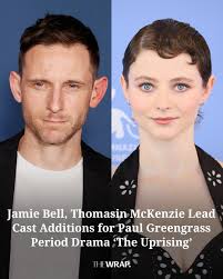 Paul Greengrass has added Jamie Bell (“All of Us Strangers”) and Thomasin  McKenzie ("Jojo Rabbit) to his upcoming Middle Ages period drama “The  Uprising.” The film will star Andrew Garfield as the