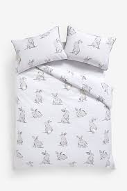 The bedding set has a duvet cover with no filling,a bed sheet and pillowcase. Buy 3d Bunny Pom Pom Duvet Cover And Pillowcase Set From The Next Uk Online Shop
