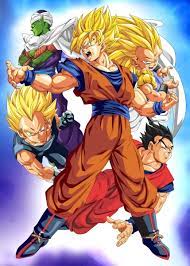 Dragon ball z canvas printed picture wall art 5 pieces. Anime Vintage Dragonball Z Poster By Team Awesome Displate Anime Dragon Ball Super Dragon Ball Artwork Dragon Ball Art