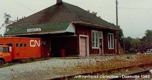 dunnville ontrio cnr station p1983 henricks depot now demolished old train station railway railway station