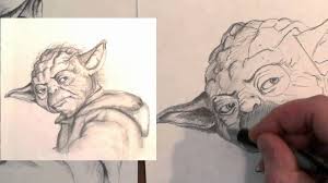 How To Draw Yoda Step By Step Yoda Drawing Drawings Star Wars Drawings