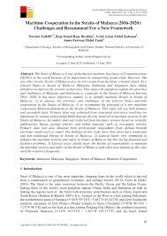I am not talking of the minor social issues, i mean, the kind of problems that if not taken care of, our nation's prosperity may go some of the current social issues in ghana can be blamed on the government and part of them can be blamed on ourselves. Pdf Maritime Cooperation In The Straits Of Malacca 2016 2020 Challenges And Recommend For A New Framework
