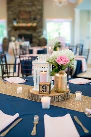 Hollyfield Manor Wedding Richmond Wedding Photographer Jeremy Meghan Hampton Roads Virginia Wedding Photographer Maria Grace Photography Gold Wedding Centerpieces Navy Wedding Decorations Navy Wedding Centerpieces